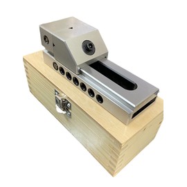 BLUEFOX TOOLS 3" Screwless (Pin Type) Toolmaker Precision Grinding Machine Vice/Vise Premium | Low Profile CNC VICE | Toolmaker Steel 0.0002" (3IN) - Accurate and Versatile