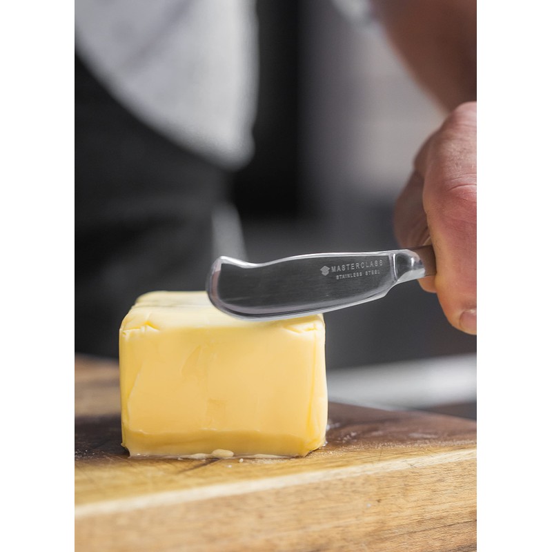 MasterClass Coltello da Burro in Acciaio Inox, Argentato, 16 x