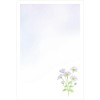 S-ST112 Purple Chrysanthemum, 10 Pieces Private Postcards Inkjet Compatible, Mourning