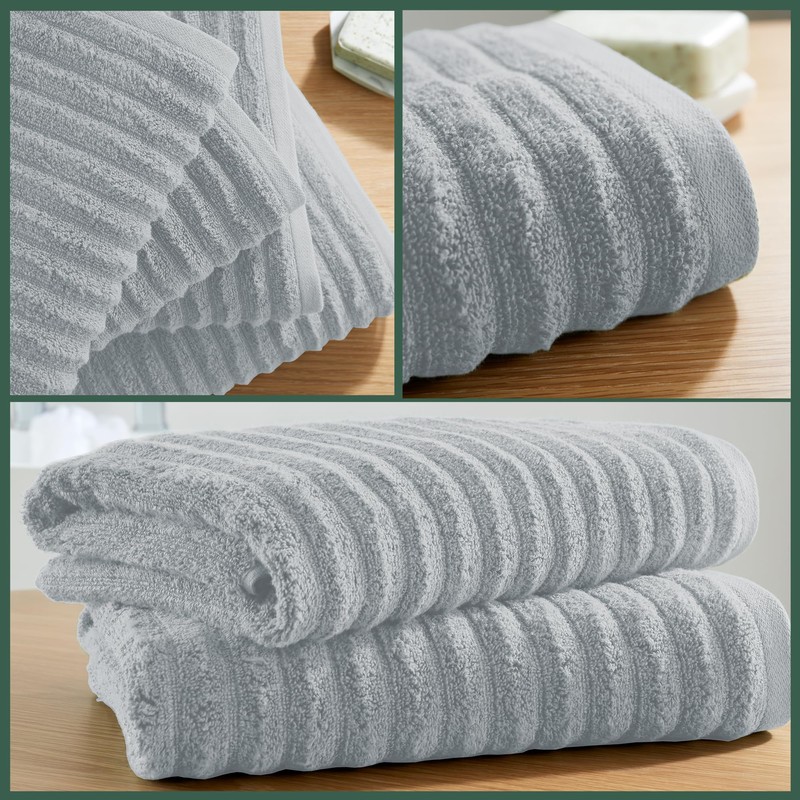 Towelogy Bamboo Extra Large Bath Towels (90x140cm, 1 Pack) -