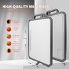Rixordd Double-Sided Cutting Board with Knife Sharpener, Large 16”×11”, 316