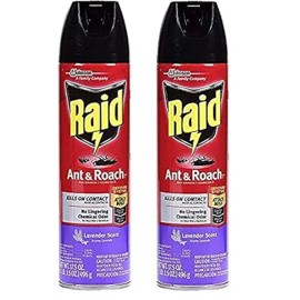 Raid Ant & Roach Killer Spray For Listed Bugs, Lavender - 2 Pack