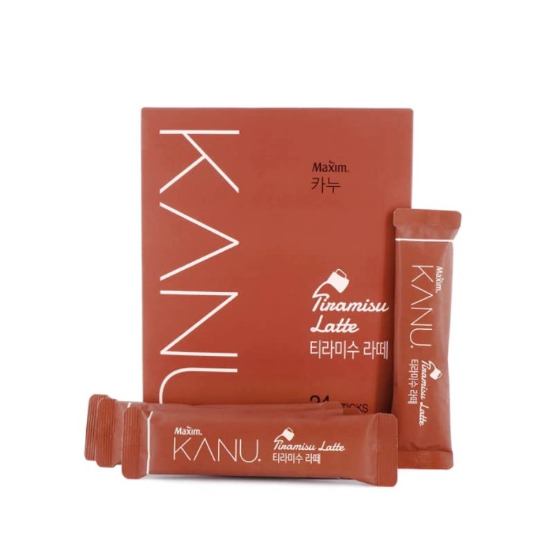 ZEESOON Dongsuh Maxim KANU Tiramisu Latte 24 Sticks