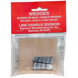 Sledge or Maul Handle Wedges - 1 Wood & 2 Steel