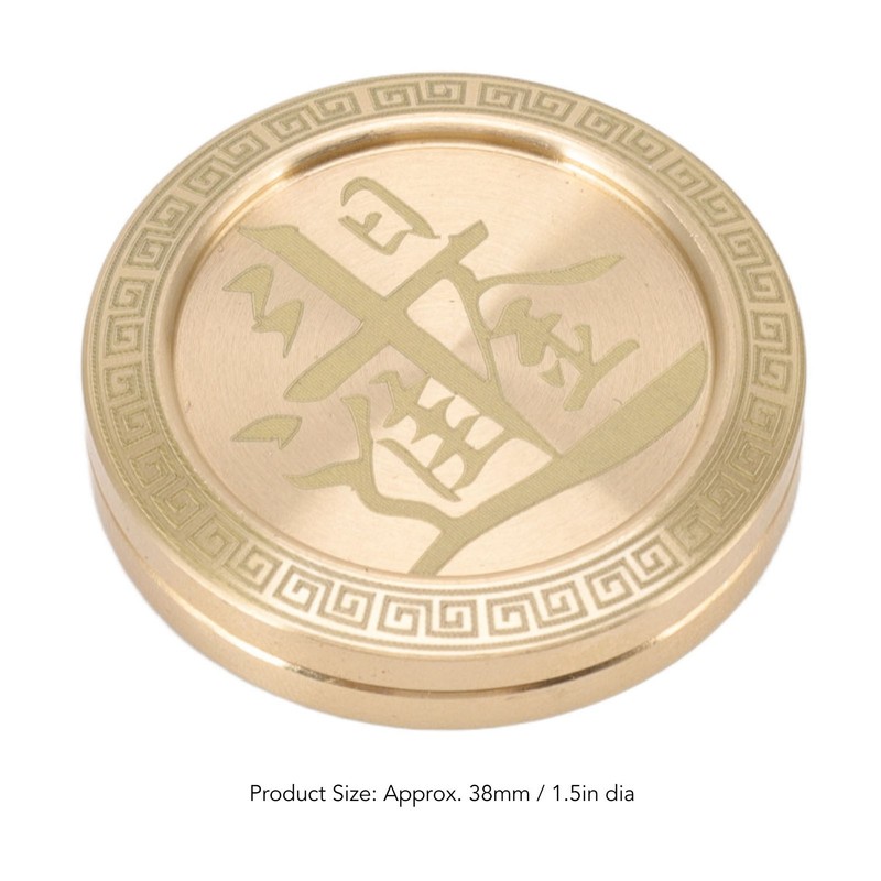 Magnetic Push Slider Stress Relief Round Portable EDC Push Slider