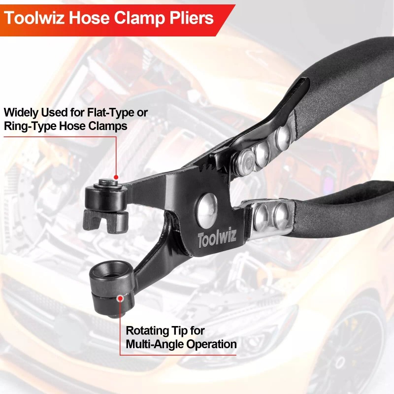 Toolwiz Hose Clamp Pliers Heavy Duty Hose Clamp Tool with