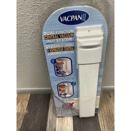 Plastiflex Vacpan 2 By Plastiflex Dual Function Central Vacuum Inlet System Wall Mount