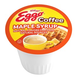 Eggo Beverages Maple Syrup Waffle Flavored Coffee Pods for Keurig K Cup Brewers, Fair Trade Certified, 40 Count – Sweet and Rich Breakfast Brew