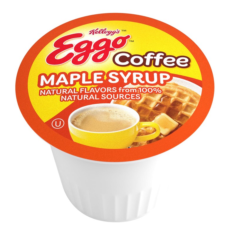 Eggo Beverages Maple Syrup Waffle Flavored Coffee Pods for Keurig