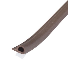 M-D Building Products 02550 7/32 in. x 3/8 in. x 17 ft. Brown Premium Rubber Window Seal for Small Gaps