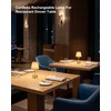 UMEXUS 2 Pack Small Cordless Table Lamp, 5200mAh Battery Operated