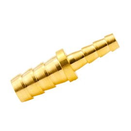 Beduan Brass Hose Barb Reducer, 5/16" to 1/4" Barb Hose ID, Reducing Barb Brabed Fitting Splicer Mender Union Air Water Fuel