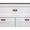 khtumeware 10 Pack 1-1/4inch Antique Brass Cabinet knobs, Back Plate