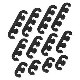 A ABSOPRO Pack of 12 Engine Spark Plug Separator Black Replacement