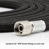 ABEST Airbrush Air Hose Braided 1/8 Inch Male - 1/8