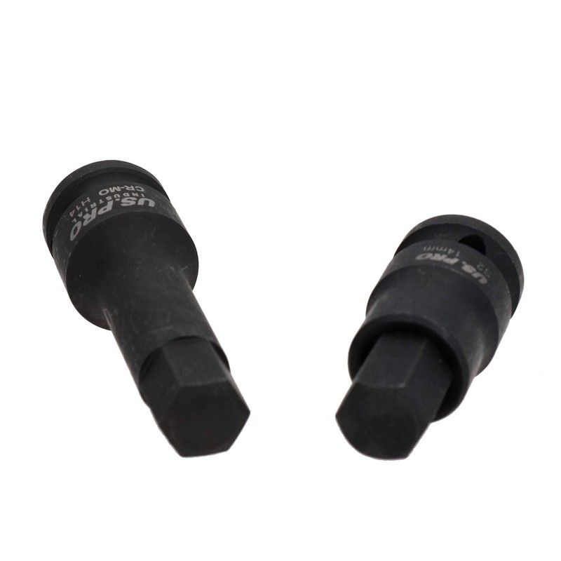 14mm Short (53mm) + Long (78mm) Impacted Hex Allen Key