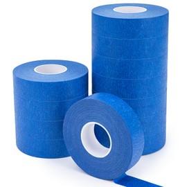 OWLKELA 12 Rolls Blue Painter's Tape 1inch, 164 Feet, Easy Removal, No Residue, Ideal for DIY & Painting Projects