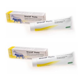 cp-pharma Urocid Paste | Double Pack | 2 x 100 g | Diet Supplementary Feed for Dogs and Cats | For Bladder Disorders, Struvite Stones with Methionine & Cranberry