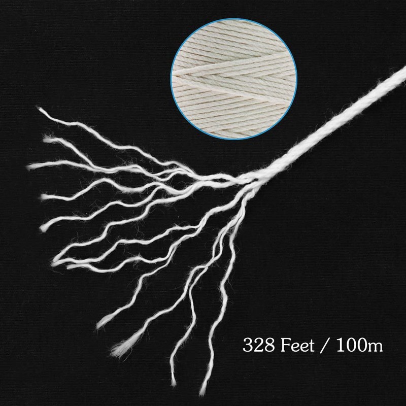 Tenn Well Cotton Butchers Twine, 328 Feet 1.5mm Food Safe
