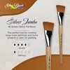 Silver Brush Limited Silver Jumbo Golden Taklon Flat Paintbrush, Size