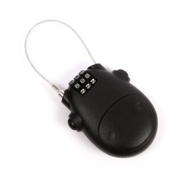 EpicTraveller Ski Lock - 3-Dial Combination Lock the Smartest Safety Lock on the Market, Set Lock Resettable Combonation Padlock, Luggage Lock, Lightweight, Easy to Carry in Pocket Black