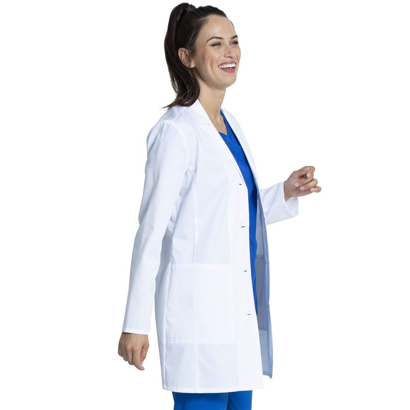 CHEROKEE Project Lab Women's 33" Lab Coat, CK452, XXS, White