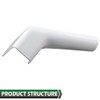 GRAND ORANGE RV Rain Gutter Spouts Long Version Left and