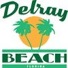 CafePress Delray Beach, Florida Oval Car Bumper Sticker