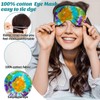 Silkfly 12 Pcs Eye Mask Tie Dye Kit Sleepover Party