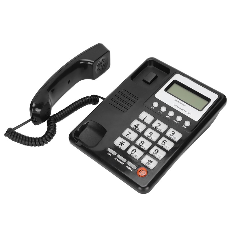 KXT8001CID Corded Telephone Caller ID Semi Hands Free Clear Display