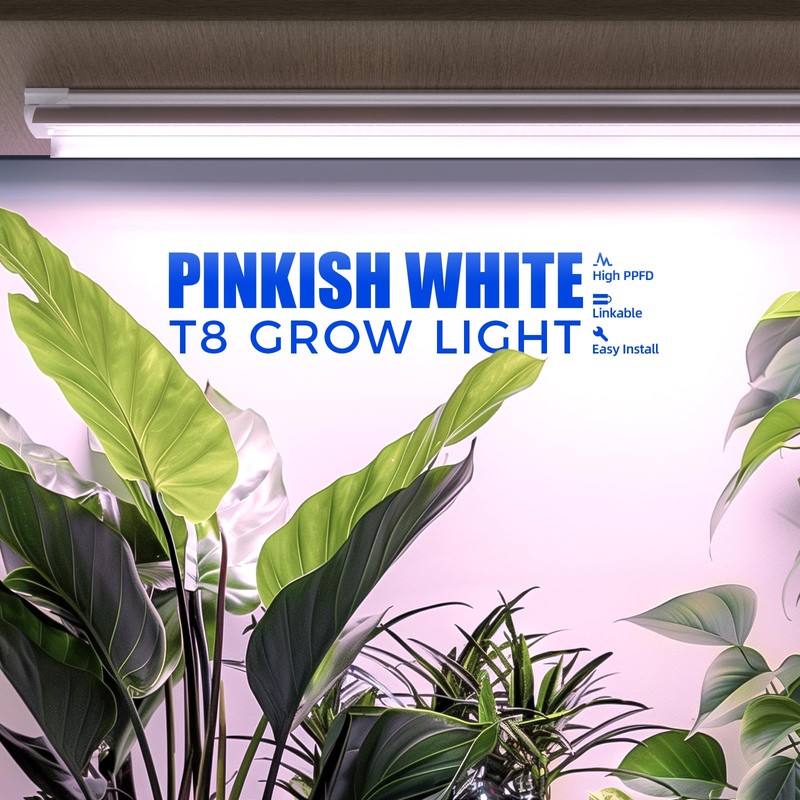 Barrina T8 LED Grow Light 4FT,168W(4 x 42W), 1000W Equivalent,