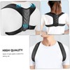 COLLBATH 1pc Adjustable Posture Support Device for Hunchback Breathable Pu