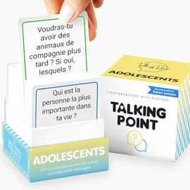 200 Teens Conversation Cards - Adolescents en Français - Connecting Parents with their Teenagers - Reduce Screentime with Fun & Deep Conversation - Avoid Conflict, Improve Communication - French