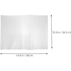 TEHAUX 20 Piezas Fundas Transparentes Para Libros, De Libros Impermeables, Cubiertas De Libros Suaves, TamañO B5/16K, Paquete De 10x2, Material Pp, Ideal Para ProteccióN De Libros En Hogar