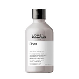 L'Oréal Professionnel Silver | Shampoo morado | Neutraliza los tonos amarillos no deseados| Para cabello gris, rubio, platinado y/o con canas | Con pi