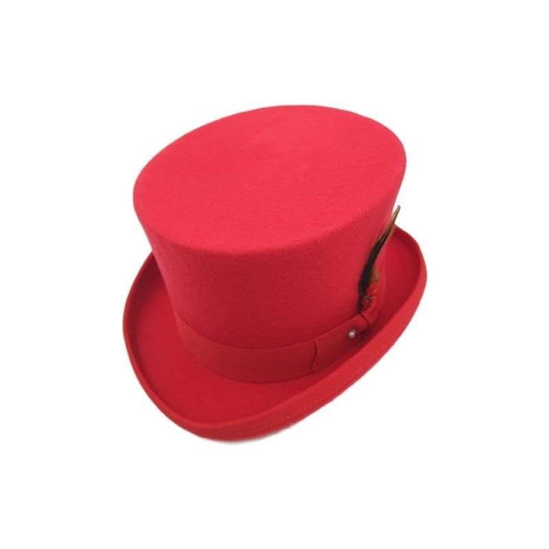 AB Hats Hand Made 100% Wool Satin Lined Top Hat