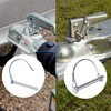 QIMEI-SHOP Folding Pipe Pins with Snap Lock Locking Pin Galvanised