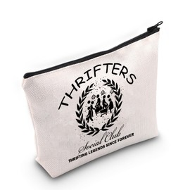 Thrift Enthusiast Gift Thrifting Social Club Cosmetic Bag Thrift Shopping Gift (Thrifters Social CA Bag)