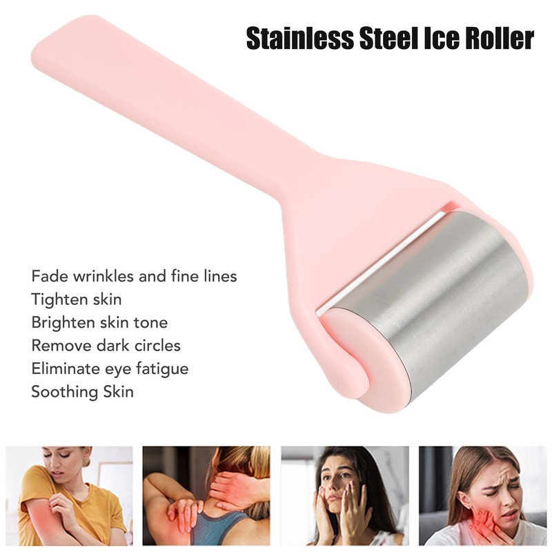Ice Roller Massager Stainless Steel Portable Face Eye Massage Beauty