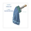 Boardwalk BWKMWTMB Microfiber Looped-End Wet Mop Head - Medium, Blue