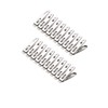 TOMSING 20 Piece Set Clothespins Stainless Steel Strong Anti-Slip Clips
