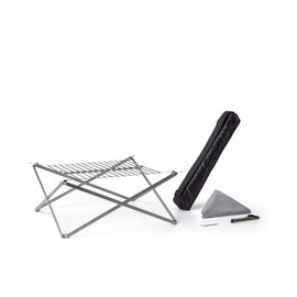 WOLF AND GRIZZLY GRILL, Compact Backpack Grill; The Perfect Over Fire Grill for Your Next Camping or Backyard Adventure