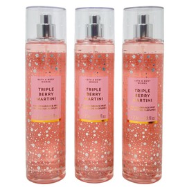 TRIPLE BERRY MARTINI Fine Fragrance Mist Trio - Full Size, 2.67 Fl Oz , Pack of 3