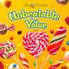 Double Bubble Assorted Chewing Gum Chiclets 1 Pound Sugar Candy