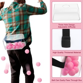 Vinsot 6 Sets Baby Shower Games Bridal Funniest Baby Shower Play, Interactive Shaking Balls for Boy or Girl, Table Tennis Twerk Game (Pink)