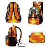ZCJB-WSRY Cute Dragon School Backpack with Lunch Box & Pencil