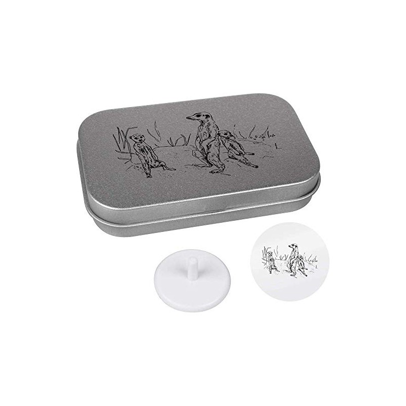 Azeeda 'Three Meerkats' Golf Markers Gift Set (GO00016346)
