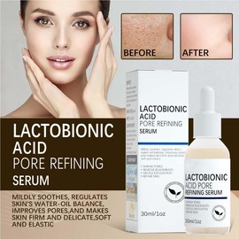 Lactobionic Acid Pore Refining Serum Minimize Pores Serum Gentle Clean Pore Shrink Pores Firming Skin Reduce Fine Lines Remove Blackheads Repair Skin for All Skin