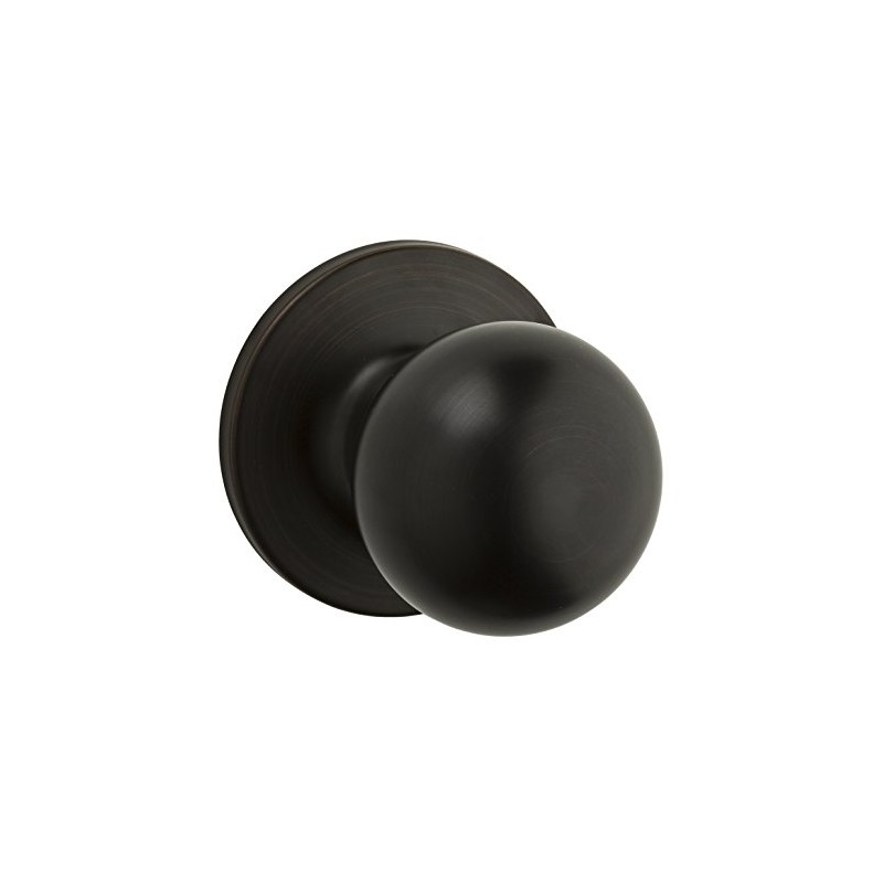 Weiser Regina Venetian Bronze Passage Door Knob, Hall/Closet Interior Door