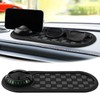 Herxsin Multifunction Car Anti-Slip Mat, Car Dashboard Mobile Phone Holder,